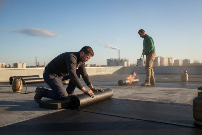 Tar Roof Replacement detail